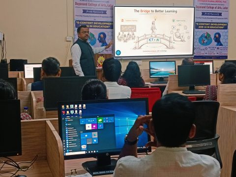 FDP on E Content development and AI in education